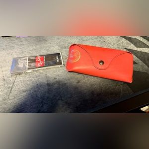 Red Ray Ban Sunglasses Case